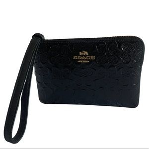 SOLD Coach Wristlet - Black